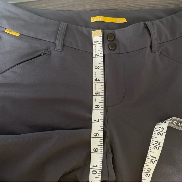 Lole Dark Gray Mid-Rise Regular Straight Leg Travel Pants - Picture 10 of 11